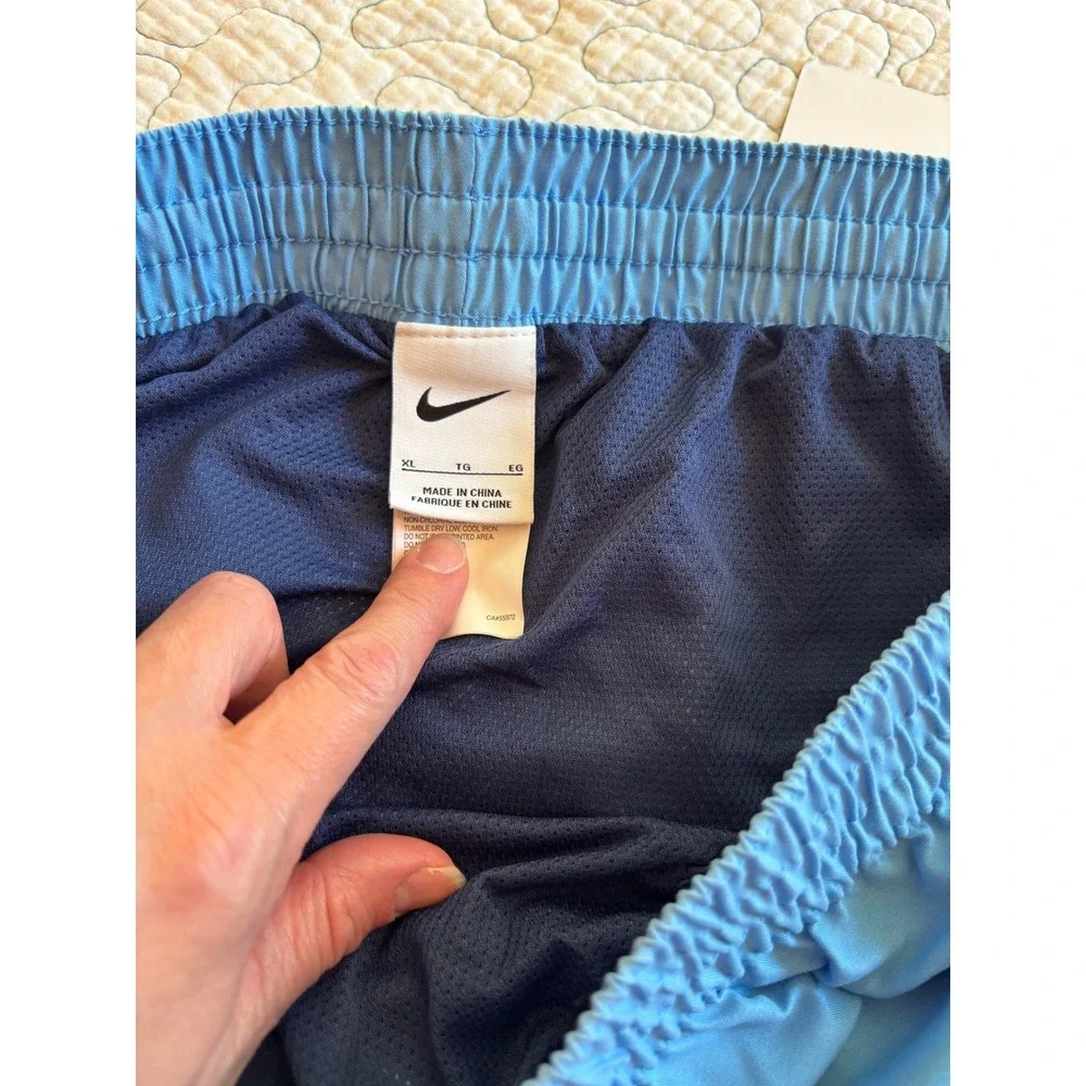 Nike Mens‎ Swim Trunks Light Blue Size XL